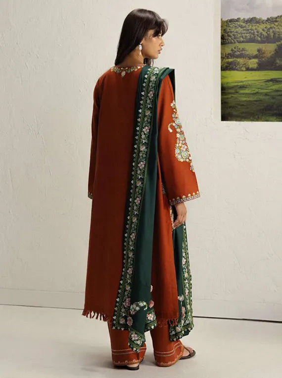 Coco by Zara Shahjahan Winter Embroidered Unstitched Collection'26 (SHIREEN-6B)