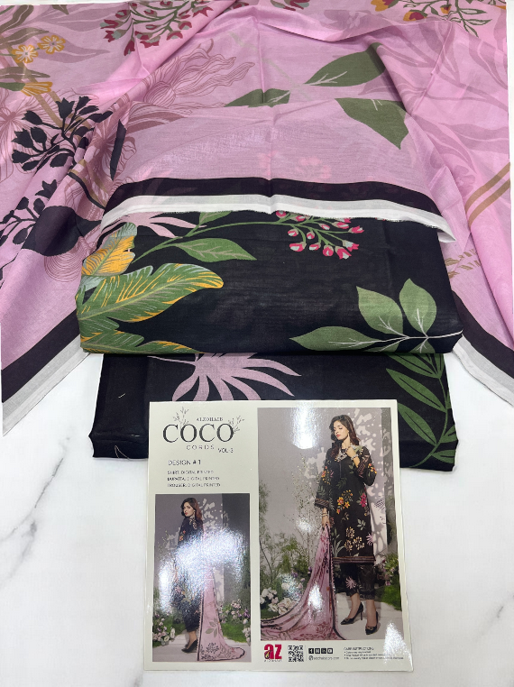 Coco By Al Zohaib Print Lawn Edit25 (CU29-01)