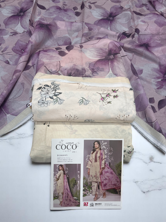 Coco By Al Zohaib Print Lawn Edit25 (CU29-09)