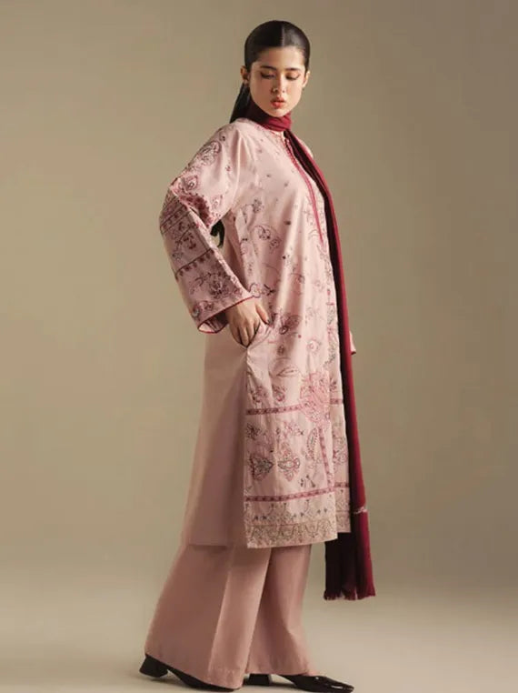 Coco By Zara ShahJahan Unstitched Winter Collection 2025 (BLOOM-6A)