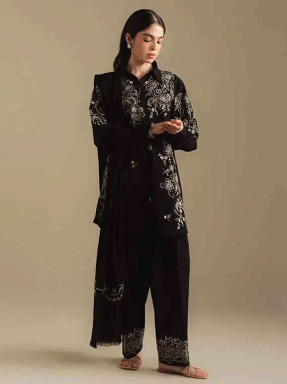 Coco By Zara ShahJahan Unstitched Winter Collection 2025 (LAUREL-9A)