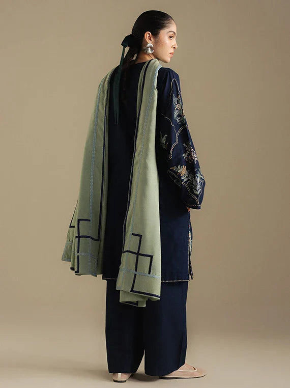 Coco By Zara Shahjahan Winter Khaddar Collection 2026 (Amber-1B)