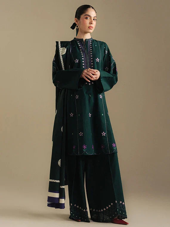 Coco By Zara Shahjahan Winter Khaddar Collection 2026 (Fawn-8A)