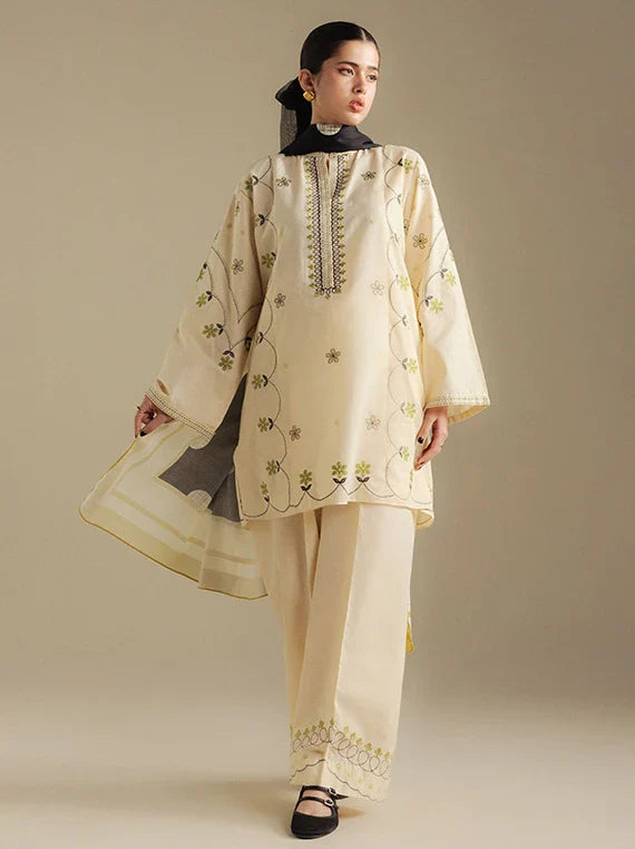Coco By Zara Shahjahan Winter Khaddar Collection 2026 (Fawn-8B)