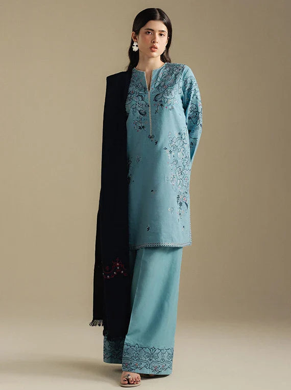 Coco By Zara Shahjahan Winter Khaddar Collection 2026 (Laurel-9B)