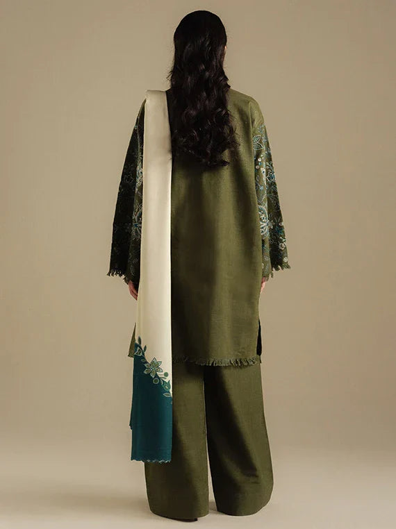 Coco By Zara Shahjahan Winter Khaddar Collection 2026 (Mist-2A)