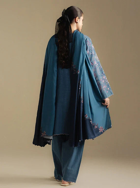 Coco By Zara Shahjahan Winter Khaddar Collection 2026 (Mist-2B)