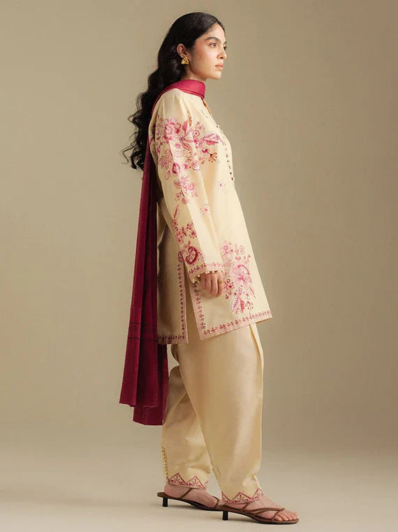 Coco By Zara Shahjahan Winter Khaddar Collection 2026 (Snowdrop-10A)
