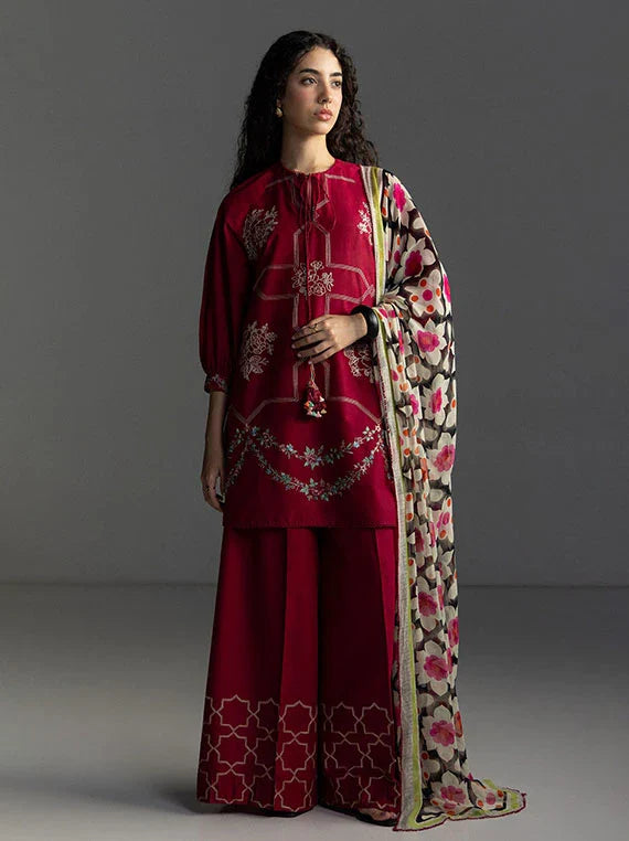 Coco by Zara ShahJahan Embroidered Lawn Collection 2026 (Rivae-1B)