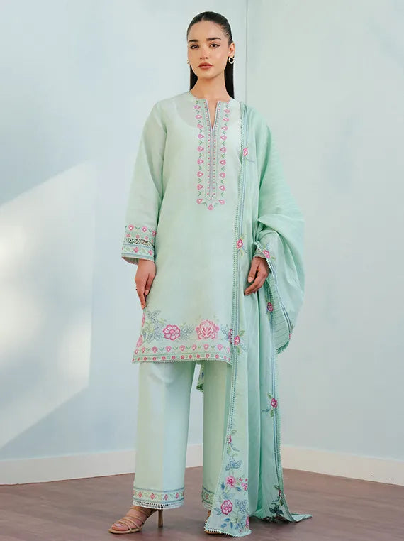 Coco by Zara Shahjahan Luxe Lawn Collection 2025 (INDI-9A)