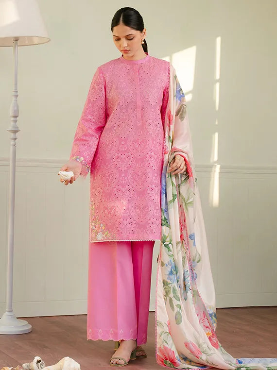 Coco by Zara Shahjahan Luxe Lawn Collection 2025 (TINA-3A)
