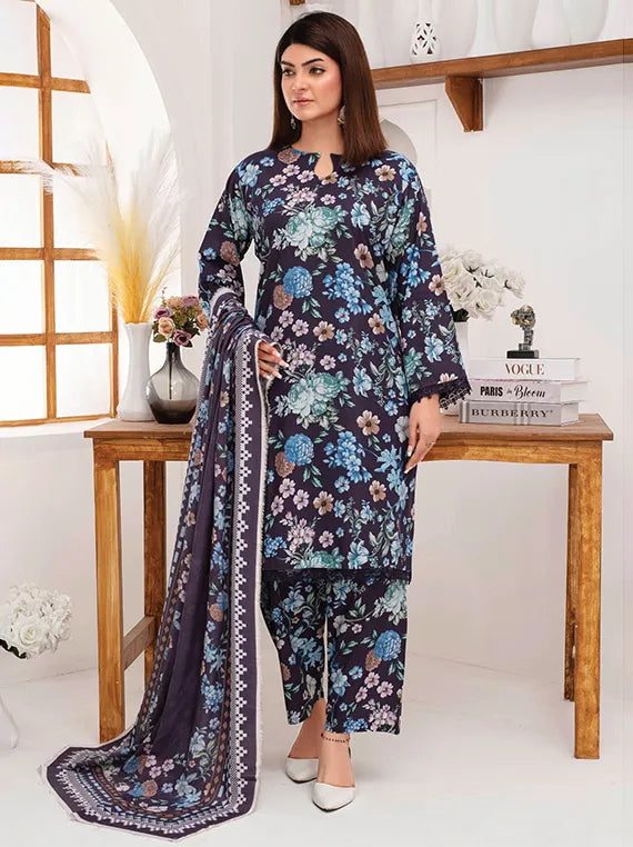 Colorita Printed Bana Dora Airjet Collection 2025 By Haya (D-01)