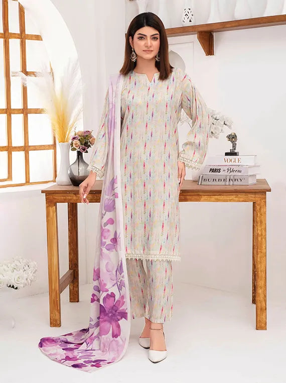 Colorita Printed Bana Dora Airjet Collection 2025 By Haya (D-02)