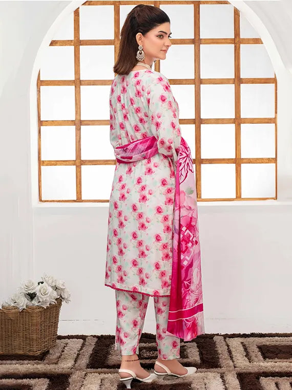 Colorita Printed Bana Dora Airjet Collection 2025 By Haya (D-07)
