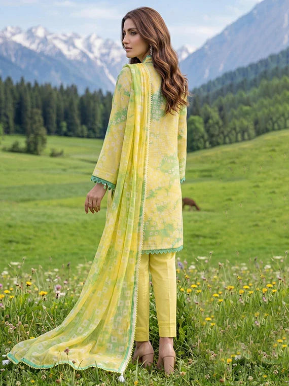 Colors by Alzohaib Lawn with Chiffon Dupatta Collection 2026 (D-07)