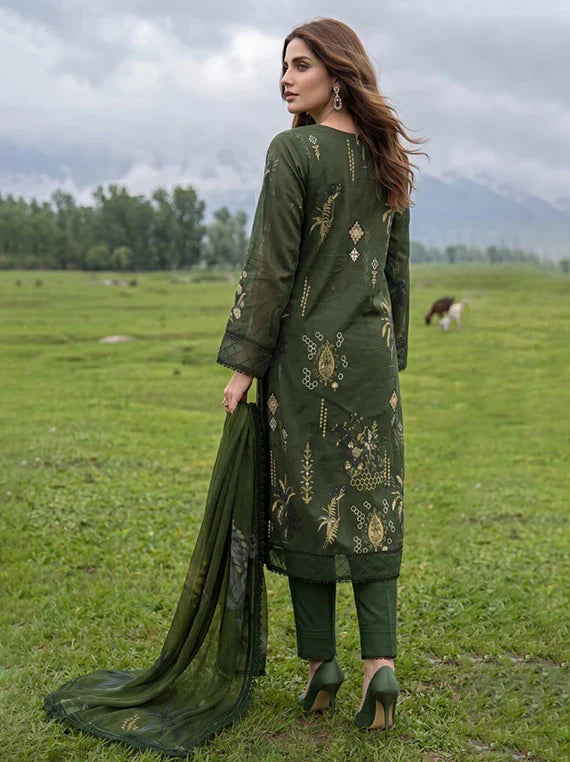 Colors by Alzohaib Lawn with Chiffon Dupatta Collection 2026 (D-08)