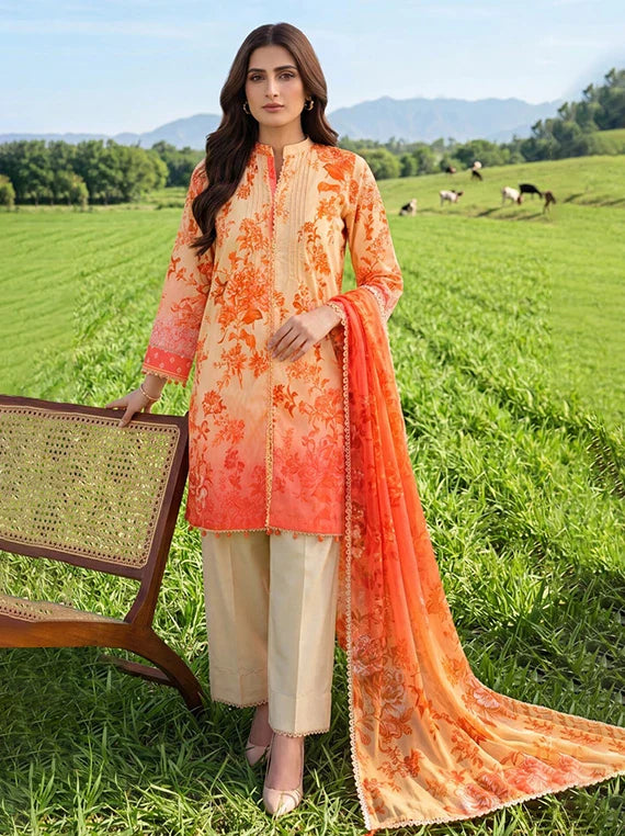 Colors by Alzohaib Lawn with Chiffon Dupatta Collection 2026