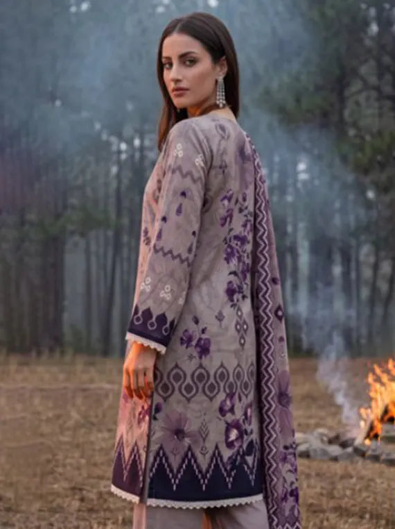 Colors by Alzohaib Linen Unstitched Printed Collection'26 V-02 (D-03)