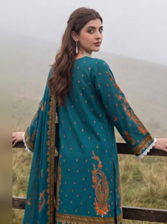 Colors by Alzohaib Linen Unstitched Printed Collection'26 V-02 (D-04)