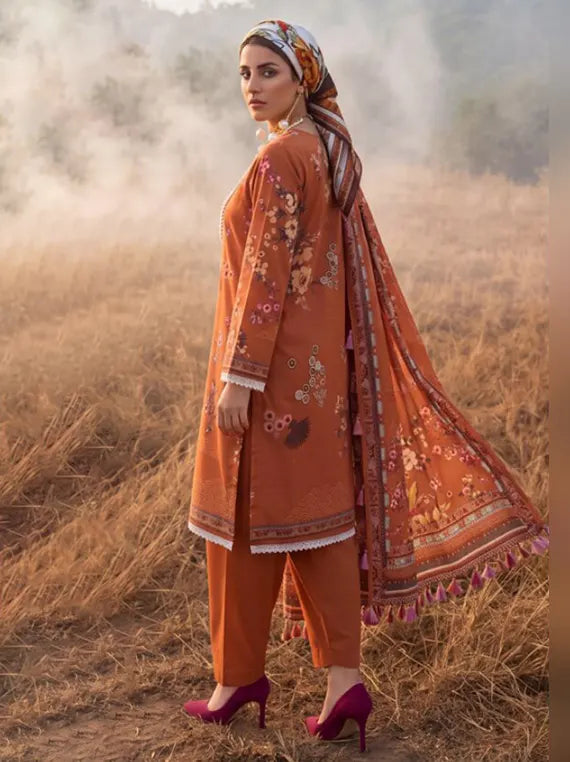 Colors by Alzohaib Linen Unstitched Printed Collection'26 V-02 (D-05)