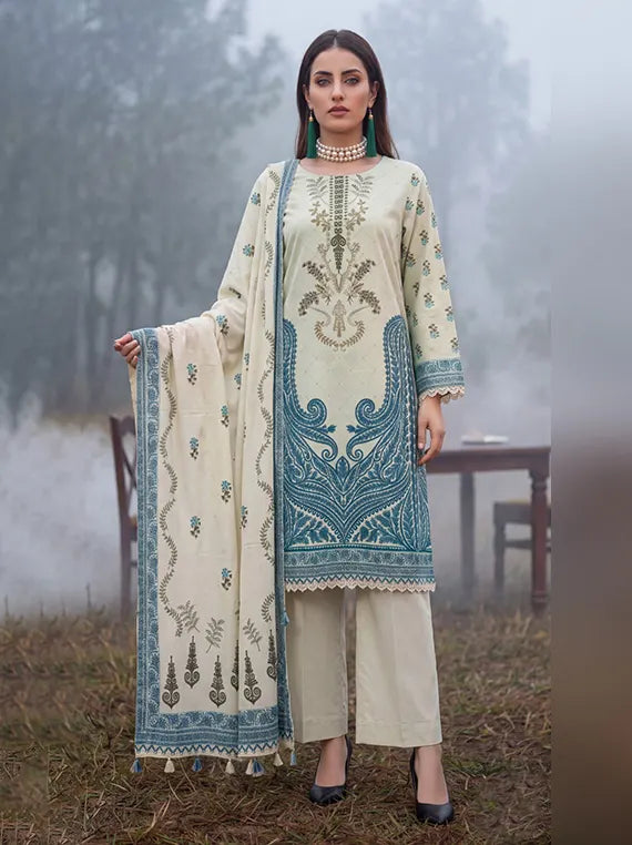 Colors by Alzohaib Linen Unstitched Printed Collection'26 V-02 (D-10)