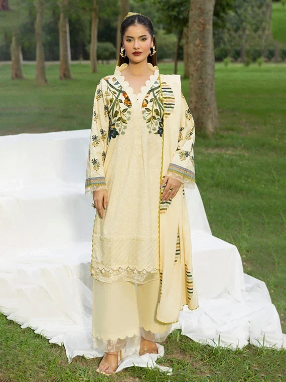Colors by Alzohaib Printed Linen Unstitched Collection'26 (D-03)