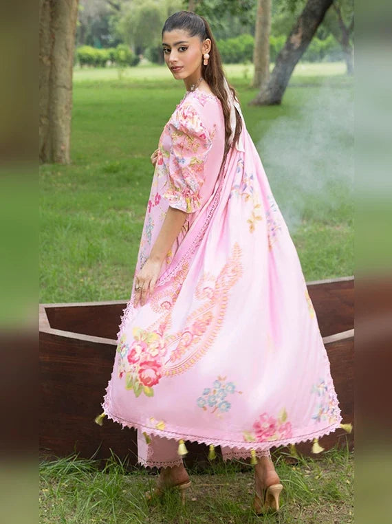 Colors by Alzohaib Printed Linen Unstitched Collection'26 (D-05)