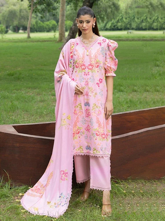 Colors by Alzohaib Printed Linen Unstitched Collection'26 (D-05)