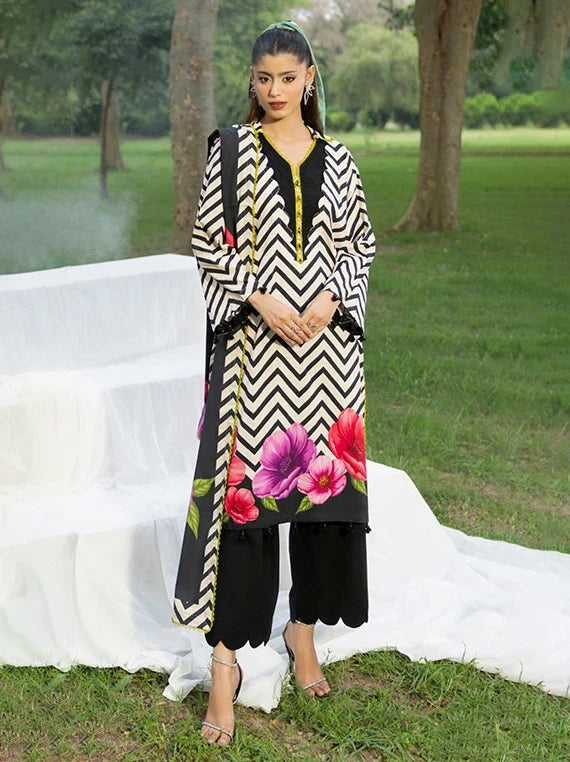 Colors by Alzohaib Printed Linen Unstitched Collection'26