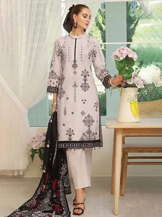 Colors Digital Printed Cambric Collection 2025 by Alzohaib (CDC-25-01)
