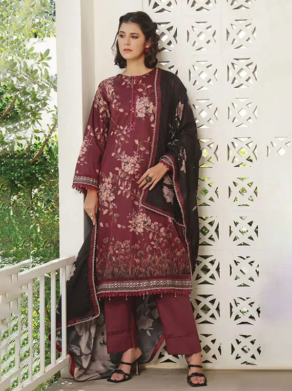 Colors Digital Printed Cambric Collection 2025 by Alzohaib (CDC-25-05)
