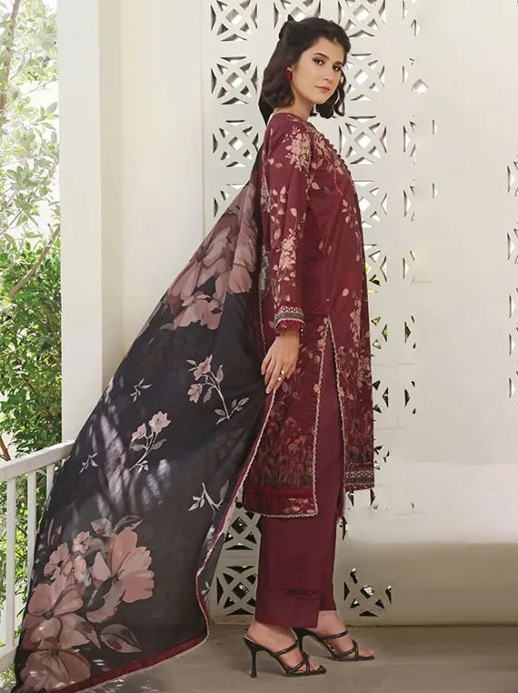 Colors Digital Printed Cambric Collection 2025 by Alzohaib (CDC-25-05)