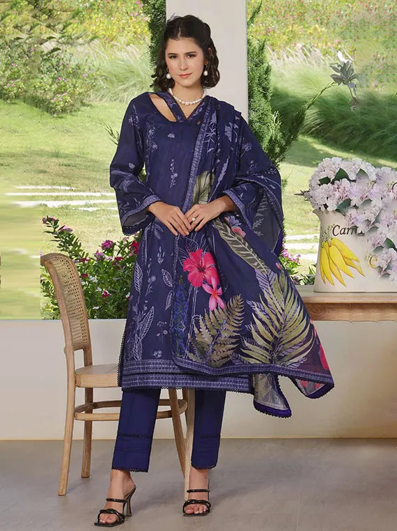 Colors Digital Printed Cambric Collection 2025 by Alzohaib (CDC-25-08)
