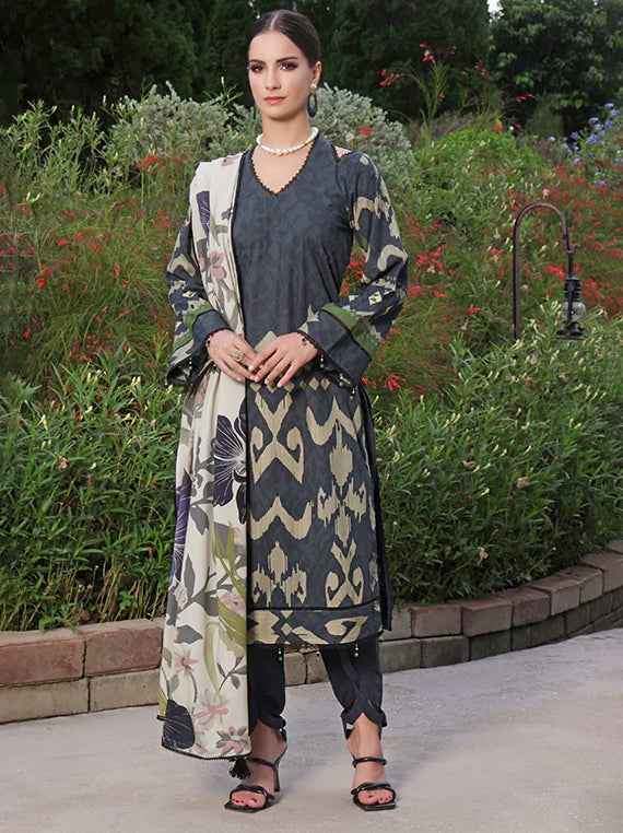 Colors Printed Linen Collection 2025 By Alzohaib (D-03)