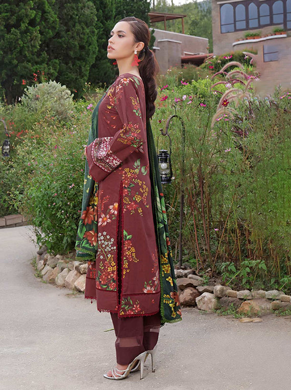 Colors Printed Linen Collection 2025 By Alzohaib (D-09)