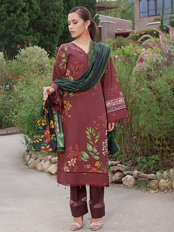 Colors Printed Linen Collection 2025 By Alzohaib (D-09)