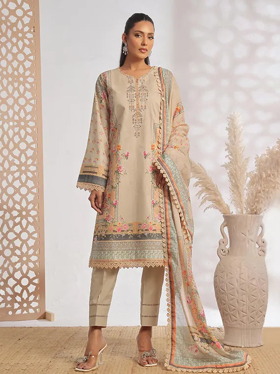 Colours by Alzohaib Lawn Collection 2025 Vol-03 (CDP-3-25-02)