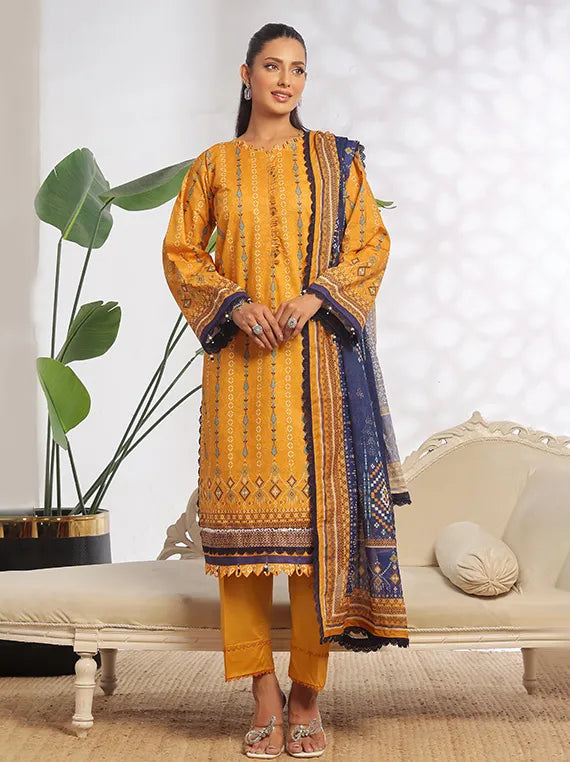 Colours by Alzohaib Lawn Collection 2025 Vol-03 (CDP-3-25-04)