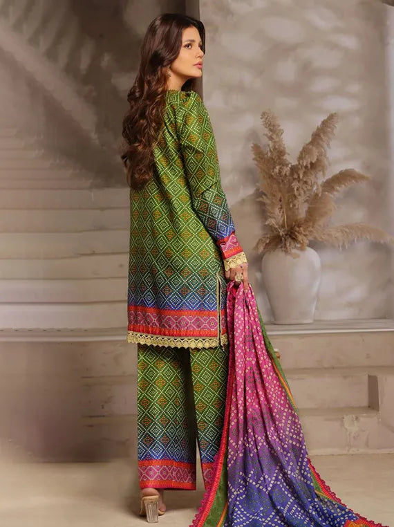 Colours by Alzohaib Printed Lawn Collection 2025 Vol-02 (D-01)