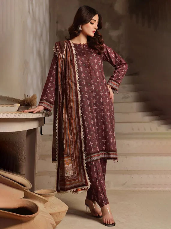 Colours by Alzohaib Printed Lawn Collection 2025 Vol-02 (D-10)
