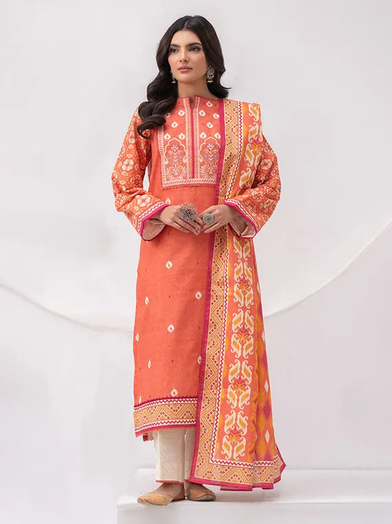 Cozy Printed Khaddar Collection 2025 by ZELLBURY (WUW24E20560)