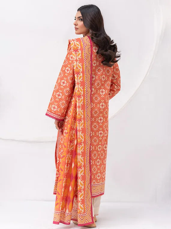 Cozy Printed Khaddar Collection 2025 by ZELLBURY (WUW24E20560)