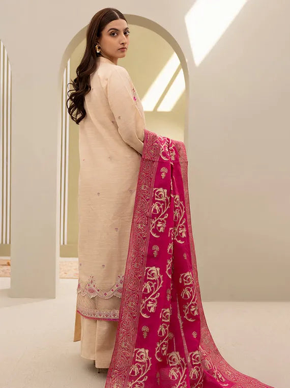 Cozy Printed Khaddar Collection 2025 by ZELLBURY (WUW24E30488)