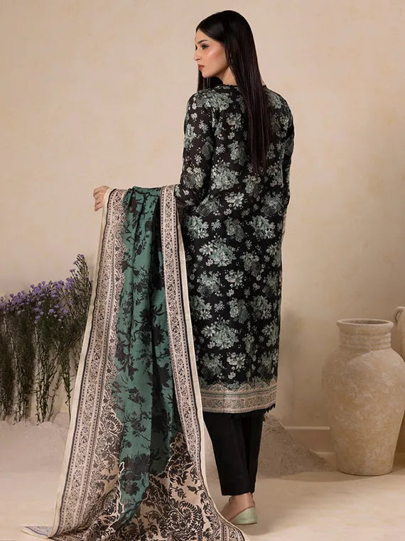 Cozy Printed Khaddar Collection 2025 by ZELLBURY (WUW25X20116)