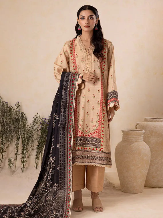 Cozy Printed Khaddar Collection 2025 by ZELLBURY (WUW25X20117)