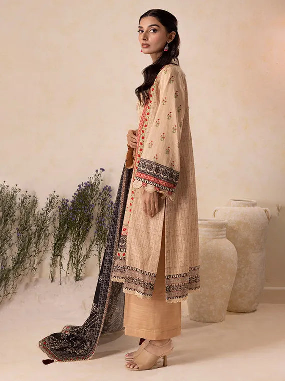 Cozy Printed Khaddar Collection 2025 by ZELLBURY (WUW25X20117)