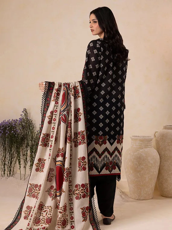 Cozy Printed Khaddar Collection 2025 by ZELLBURY (WUW25X20118)