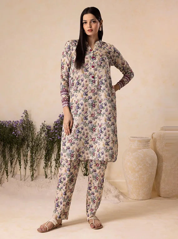 Cozy Printed Khaddar Collection 2025 by ZELLBURY (WUW25X20122)