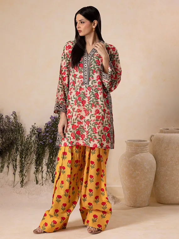 Cozy Printed Khaddar Collection 2025 by ZELLBURY (WUW25X20123)