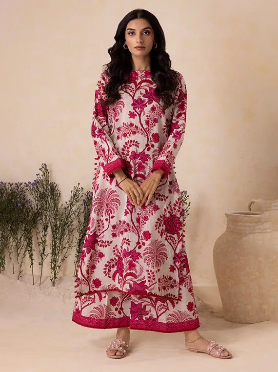 Cozy Printed Khaddar Collection 2025 by ZELLBURY (WUW25X20124)